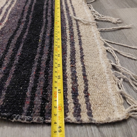 Woven Western Blanket Throw 4x6 - Picture 6 of 6